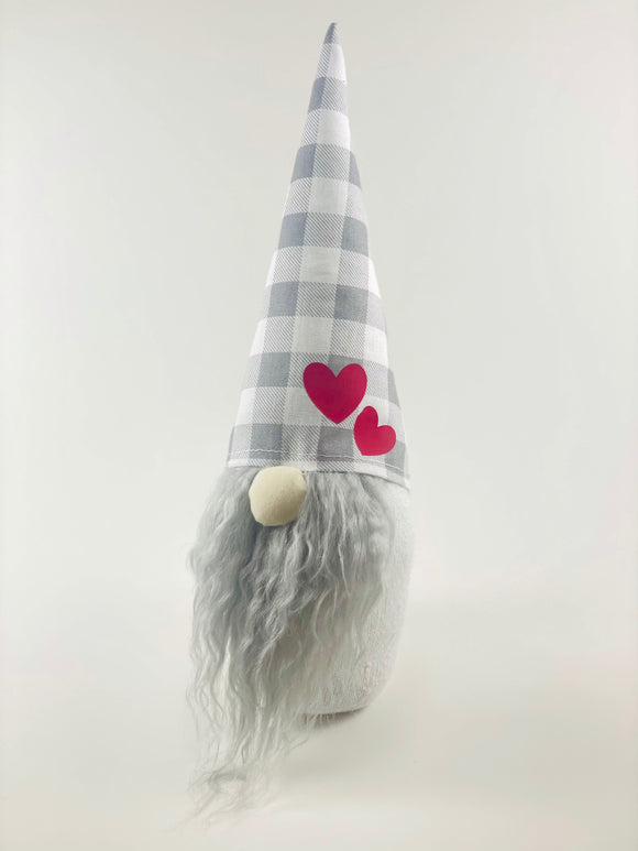 Gray Plaid Gnome