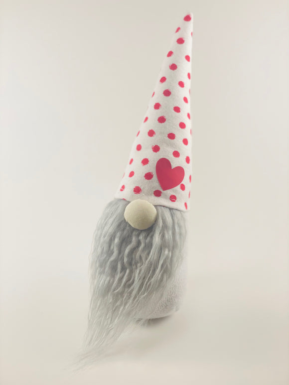 White With Red Polka Dots Gnome